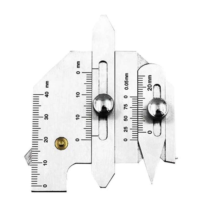 

Weld Gauge Welding Inspection Gauge Stainless Steel Welding Seam Gap Gage Ruler