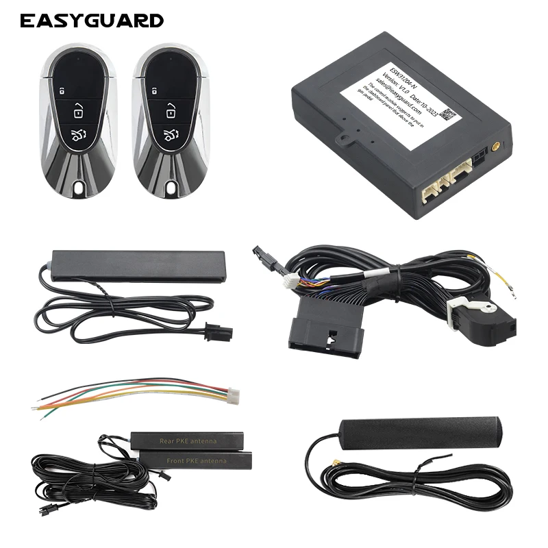 

Комплект EASYGUARD Smart Key PKE подходит для Benz 2020+ FBS4 S class, EQA, EQB, EQE, EQV, EQS с кнопкой запуска OEM и комфортным доступом