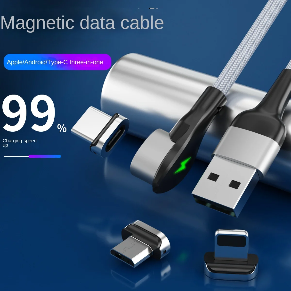 Магнитный USB-кабель для передачи данных 3 А