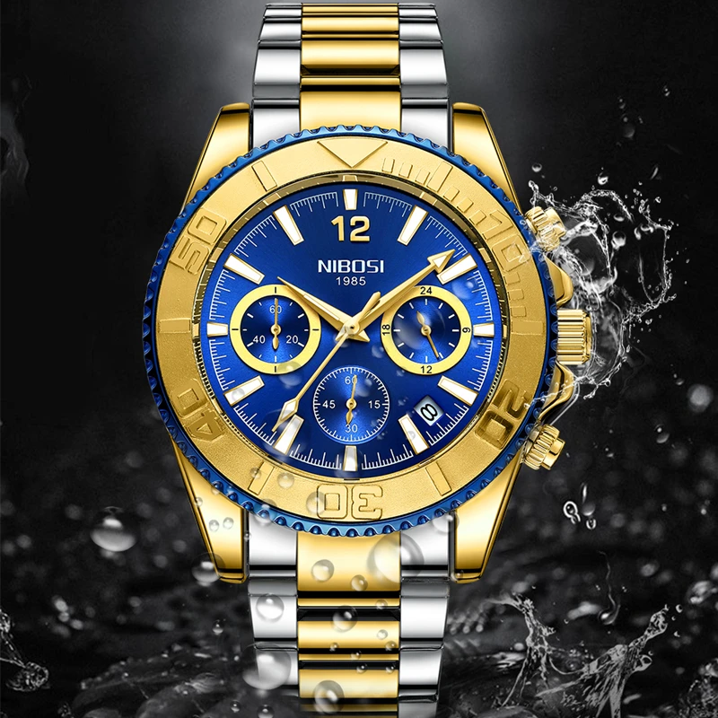 2022 mens watch free ship Top Brand Luxury Clock  Diver Watch Sport Waterproof Quartz Chronograph Relogio Masculino enlarge
