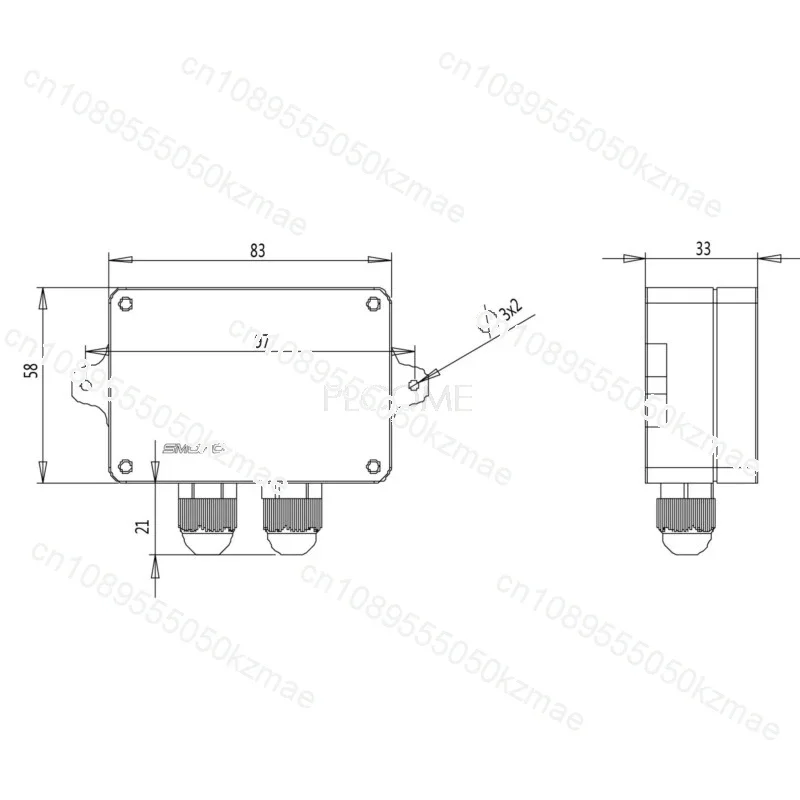 Усилитель тензодатчика 24-битный AD передатчик веса датчик преобразователь