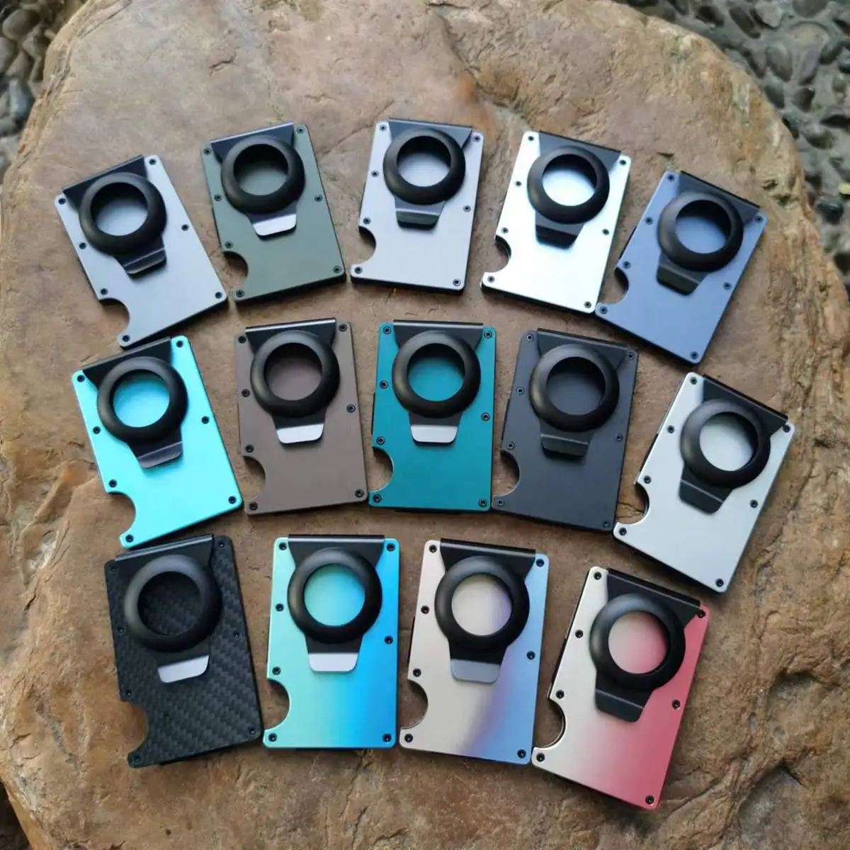 1 шт. бумажник для AirTag новый металлический мужской идентификатор кредитной