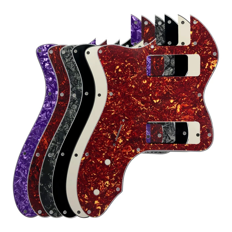 

Pleroo Guitar Parts - For Classic Series'72 Telecaster Tele Thinline Guitar Pickguard Scratch Plate With P90 Humbucker Pickups