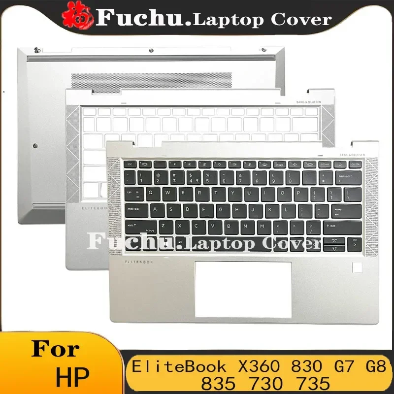 Новинка для HP EliteBook X360 830 G7 G8 835 730 775 клавиатура рук ноутбука/нижняя крышка