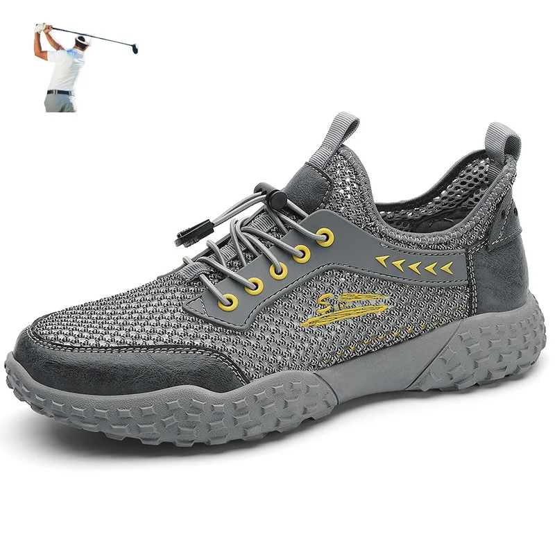

Breathable Summer Golf Shoes for Men Large Size Outdoor Golf Sports Walking Shoes Mens Non-slip Golf Training Shoes