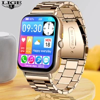 lige 1 69 inch full color touch screen sport smartwatch men women fitness tracker waterproof smart watch for huawei xiaomi apple