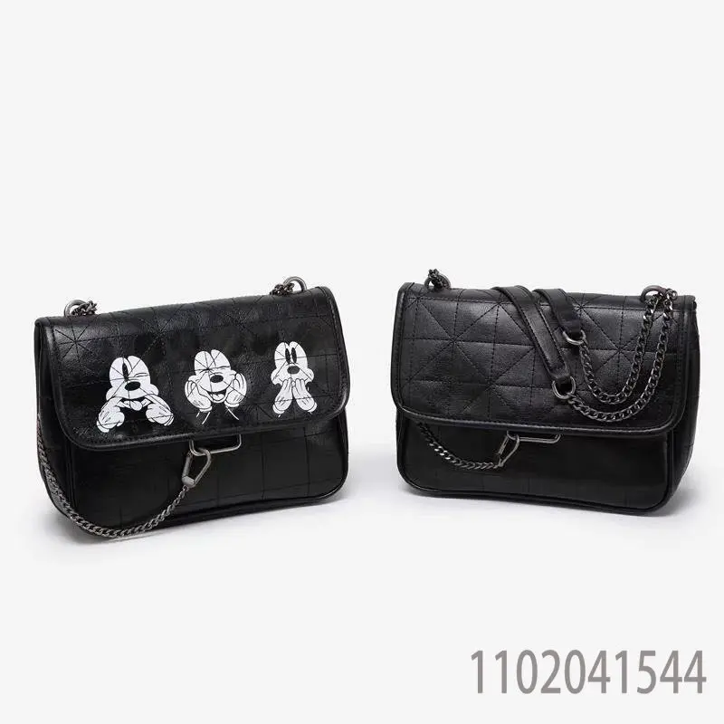 Disney Purse for Women Girl Shoulder Bag Cartoon Mickey Mouse Crossbody Bag Tote Retro Style Large Capacity High Quality Gift