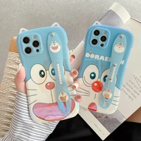 bandai big mouth cute cartoon doraemon phone case for huawei p40 p30 pro mate 30 40pro nova 7 8 pro soft cover
