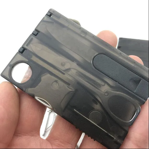 10 In 1 Pocket Credit Card Portable Multi Tools Outdoor Surv
