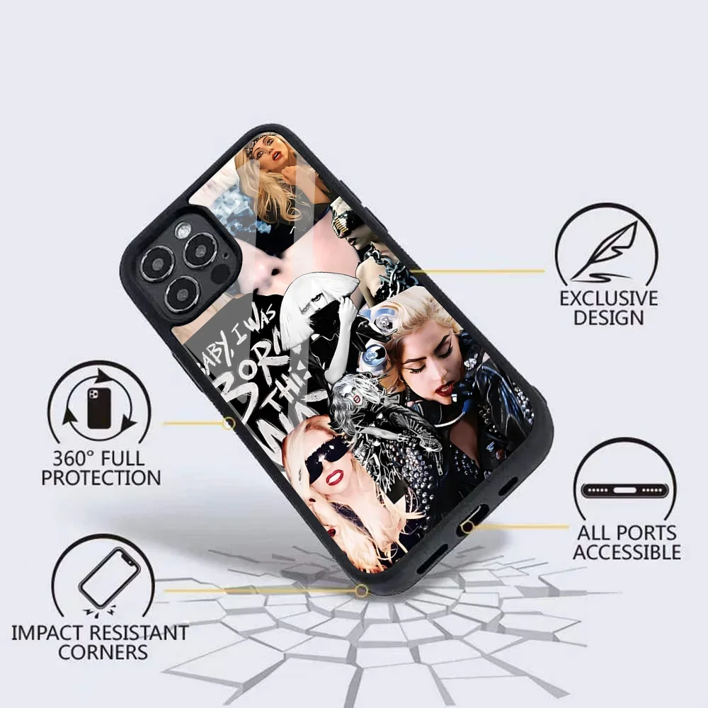 Чехол Для Телефона Singer D-LadyS-G-GagaS iPhone Pro Max 11 12 Mini С Сильной Магнитной Magsafe