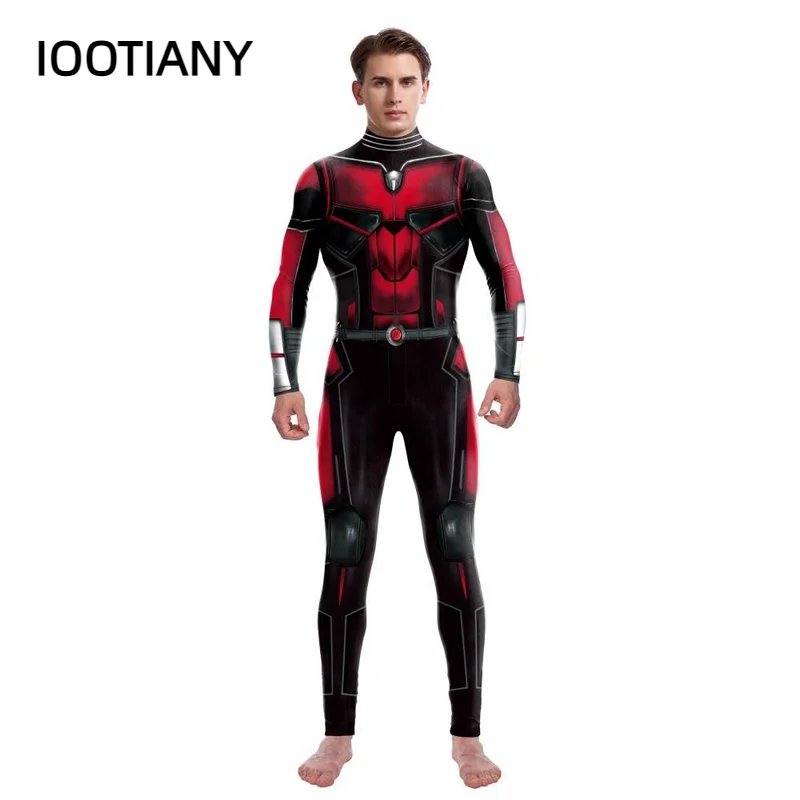 IOOTIANY Robot Cosplay Costumes Woman Men Punk Style Jumpsuits Halloween Zentai Bodysuit Sexy Carnival Role Play Party Outfit