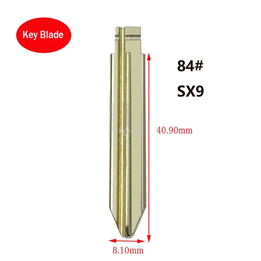 

10 шт./лот 84 # KD Key Blade SX9 Металлический необрезанный пустой флип-лезо дистанционного ключа для Citroen Peugeot для Keydiy KD Xhorse VVDI JMD Remote