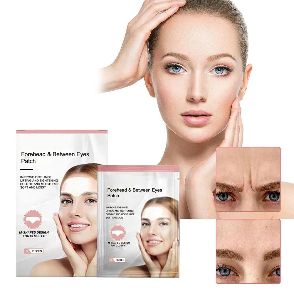 Противо морщин пластырь на лбу гелевая маска для удаления линии лба укрепляющая