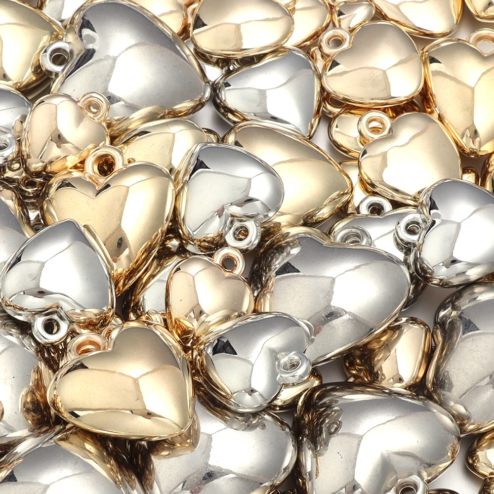 20 шт./партия подвески в форме сердца