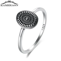 kameraon retro bohemian original 925 sterling silver finger rings for female women friends couple engagement party jewelry gifts