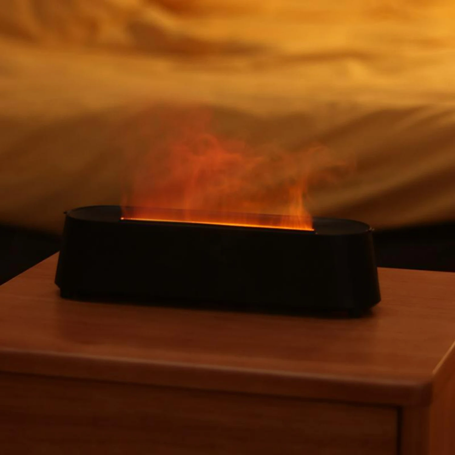 Красочный и яркий увлажнитель с ярким пламенем 200 мл безводным автоматическим