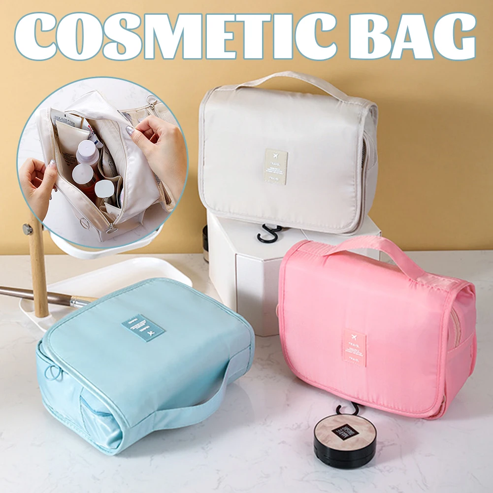 

2022 New Female Cases Large Capacity Travel Makeup Bag Light Weight Portable Easy to Take for Cosmetic Makeup Brush