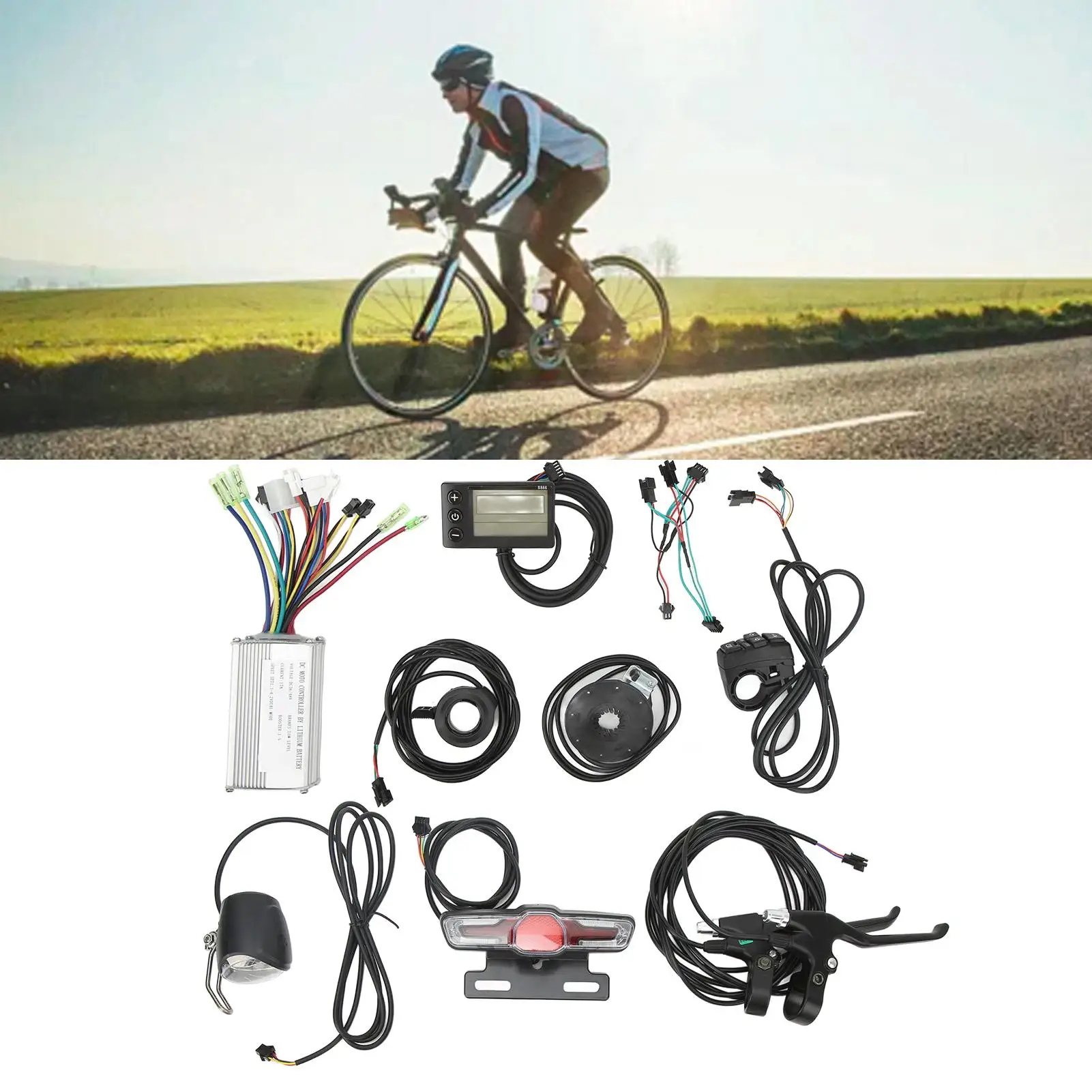 Комплект для переоборудования электрического велосипеда контроллер комплект 17A