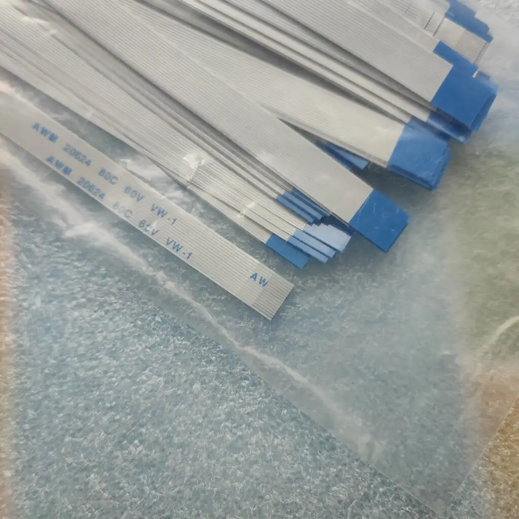 Плоский Удлинительный кабель FPC для сенсорного экрана 30 см 14 контактов 0 5 мм