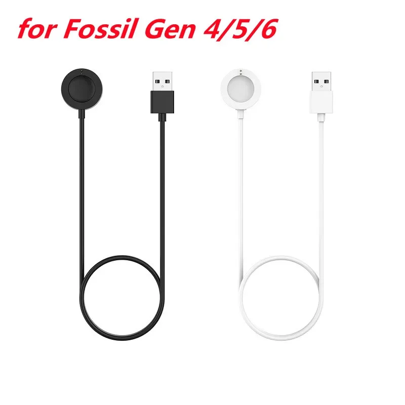 Фото USB-адаптер для зарядки смарт-часов Fossil Gen 4, 5, 6, Diesel, Michael Kors, Misfit, Vapor. Кабель для быстрой зарядки, док-станция. №1
