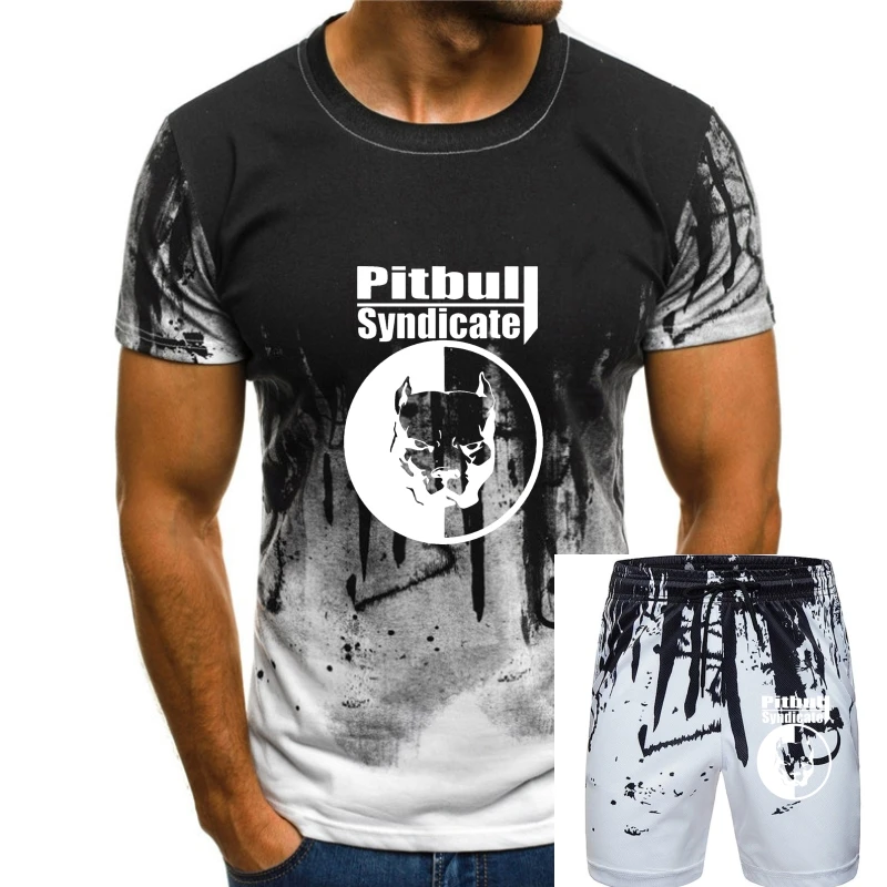 

Smotra Ru Pitbull Syndicate Black Mens Fashion T Shirts Summer Straight 100% Cotton Interesting Pictures