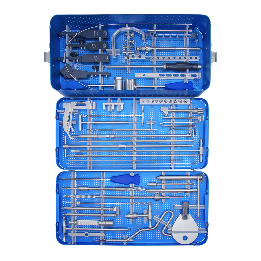 

China Manufacture PFNA Nail Instrument Set Femoral Intramedullary Nail Orthopedic Surgical Interlocking Nails Instruments