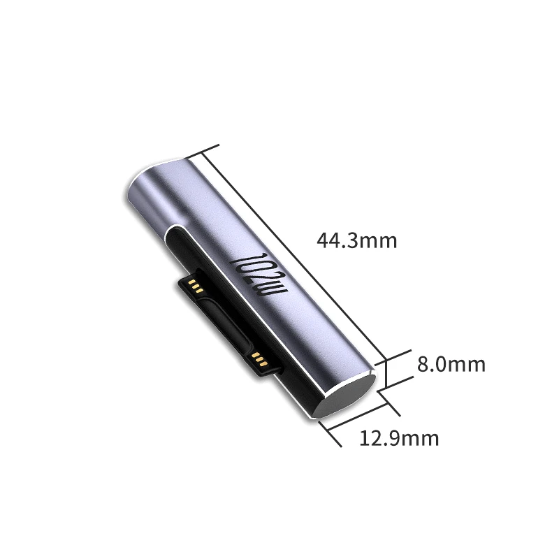102W USB Type C PD Fast Charging Plug Converter for Microsoft Surface Pro 8 7 6 5 4 3 Go USB-C Adapter For Book 1 2 |