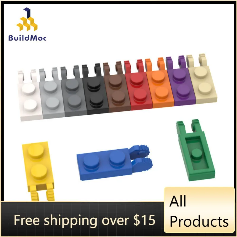 

10PCS High-Tech Assemble Particle 44302 1x2 Board Single Brick Building Blocks Kit Replaceable Part Toy For Children Gift