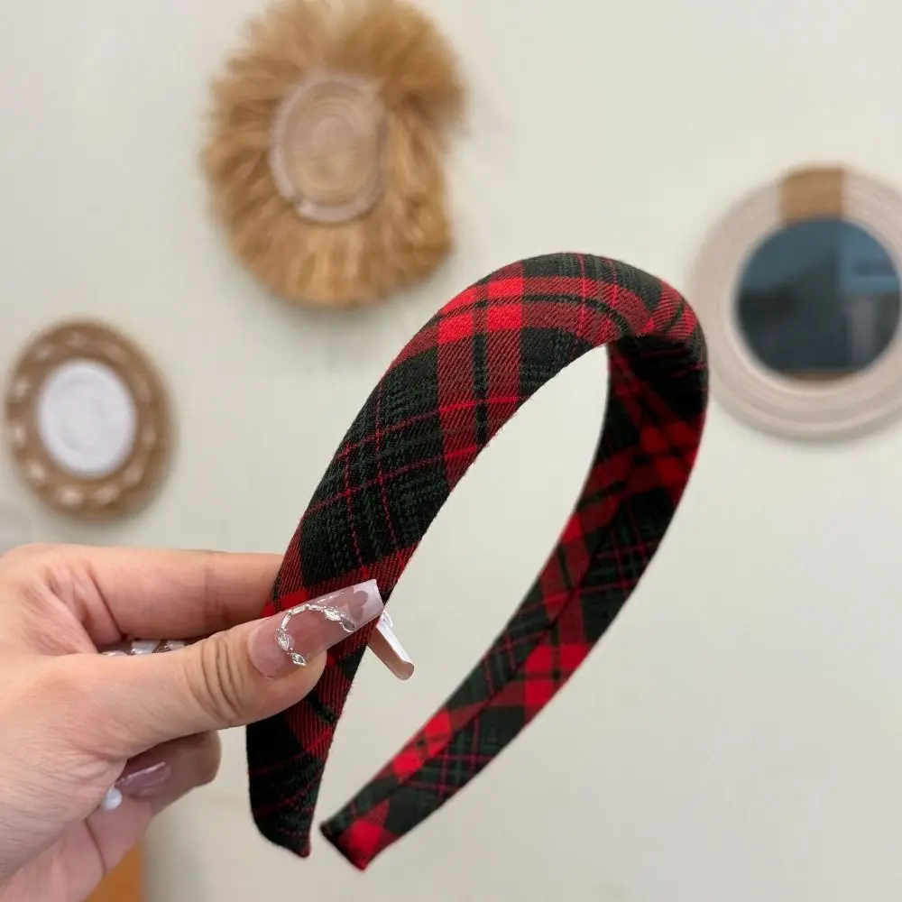 Милая мультяшная рождественская заколка для щенка клетчатая резинка волос