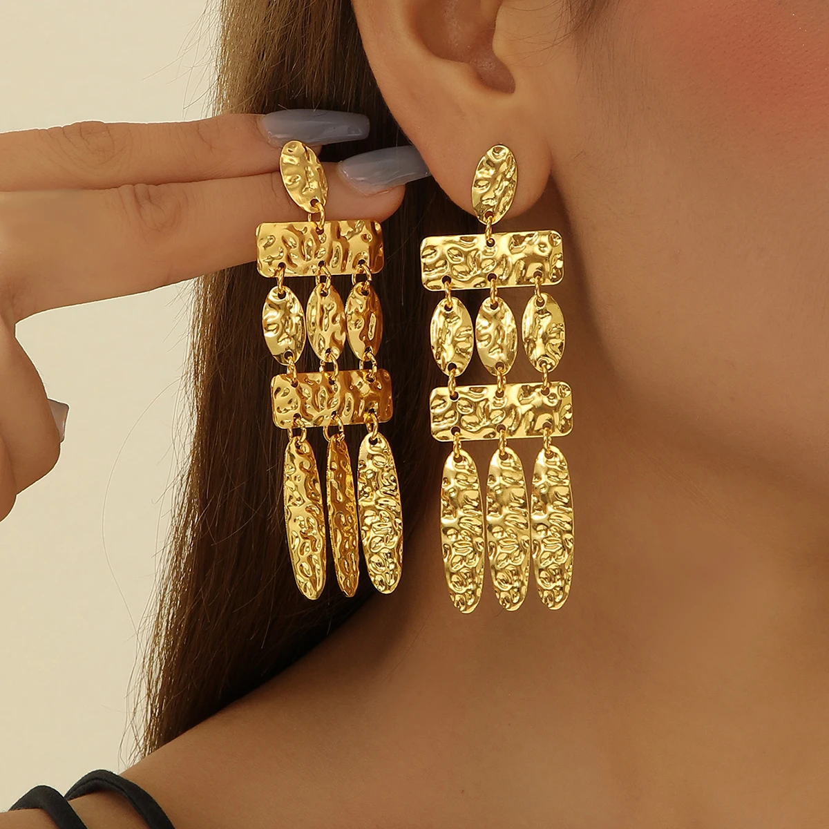 Корейские модные серьги для женщин роскошные висячие с длинными кисточками