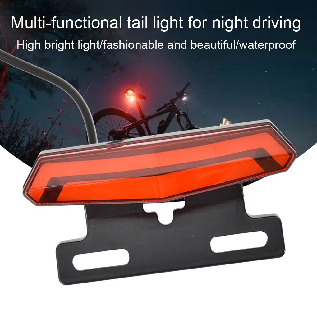 

Сиденье лампа велосипед задний фонарь тормозной фонарь фотопереключатель 3 в 1 Многофункциональные Декоративные сигнальные огни