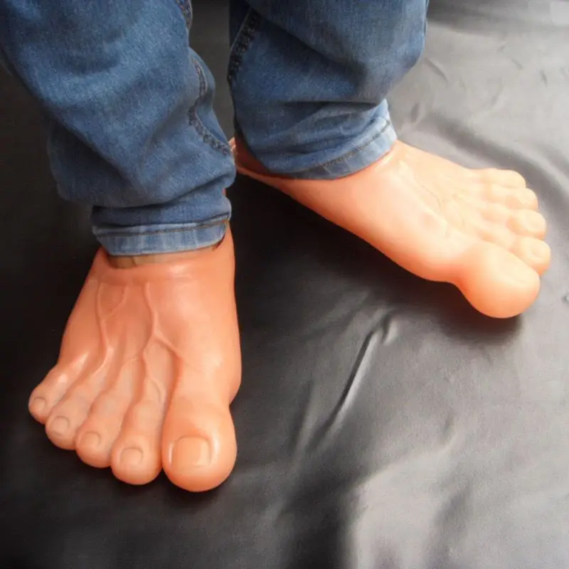 

Funny and Scary Slippers Ghost Shoes Unisex Creative Toes Slipper Woman Flat Slides Non-slip Christmas Costume Dress Shoes