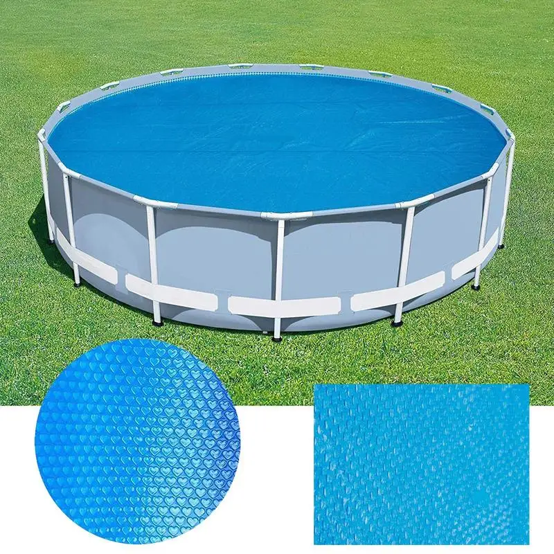 

Round/Rectangular Solar Pool Cover Rainproof Dust Insulation Film Covers Heat Retaining Blanket Bubbles Cover For Hot Tub Pools