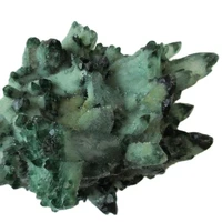 unique natural green crystal cluster skeletal quartz point wand mineral healing crystal druse vug specimen natural stone
