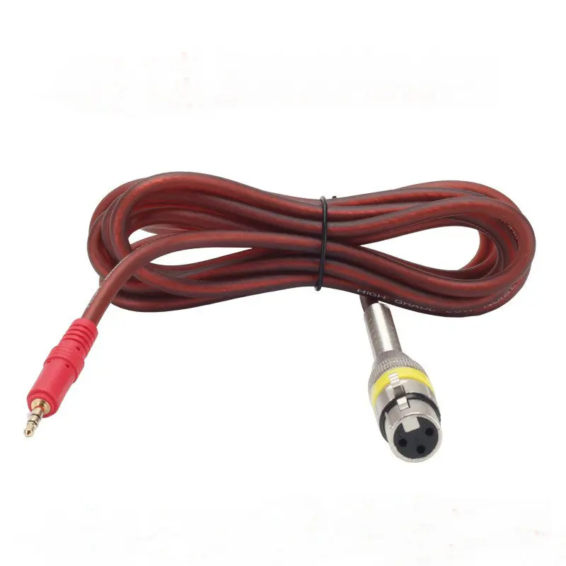XLR 3 Pin Male to Female 3.5mm Jack to XLR Audio Cable For BM800Microphone Speakers Sound Consoles Amplifier XLR Cable Connector