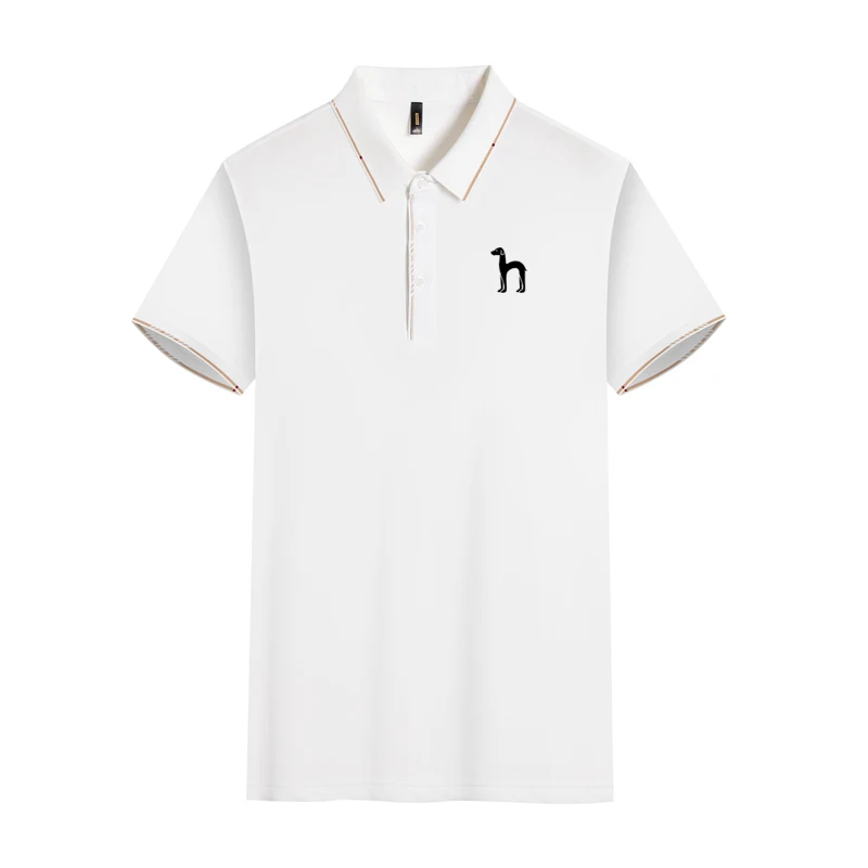 

Summer Brand 2023 New Men's Polo Shirt male Tops Turn Down Collar Slim Fit Solid Color Breathable Polos Casual Men Polos M-4XL