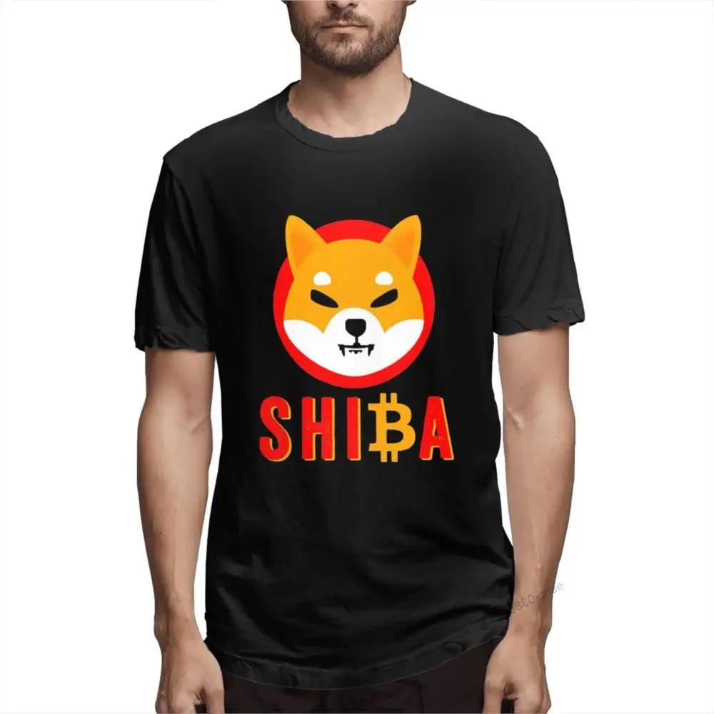 

Shiba Inu Token Shiba Inu Coin Essential- Men Novelty Short Sleeve Round Collar 100% Cotton Men's T-Shirt