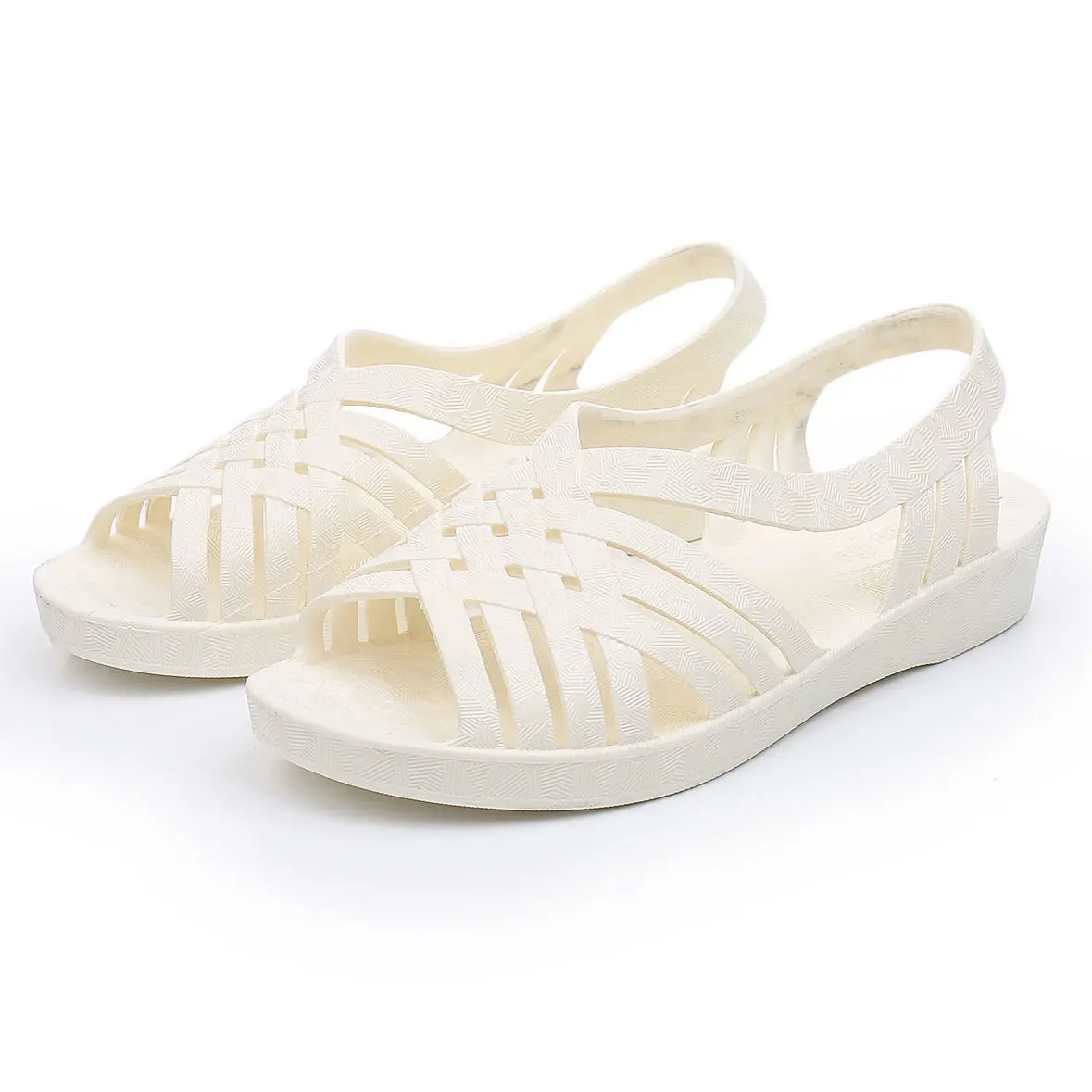 Сандалии женские домашние на плоской подошве Нескользящие пластиковые