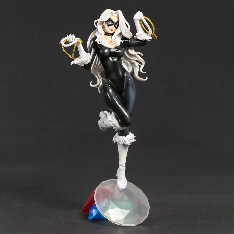 

Marvel Bishoujo Statue Black Cat Collectible Model Doll Figure Toy