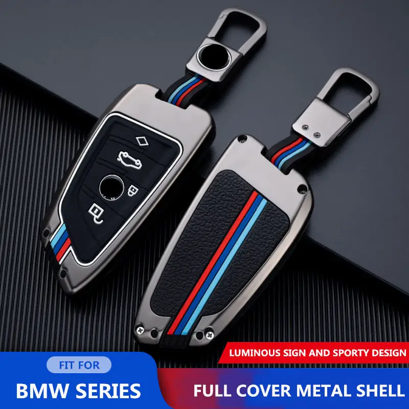 

Металлический чехол для автомобильного ключа, чехол для ключа bmw X5 X6 530 525 118i 320i F20 G20 G30 G05 F15 F16 F30 F39 F48 Smart Series, аксессуары