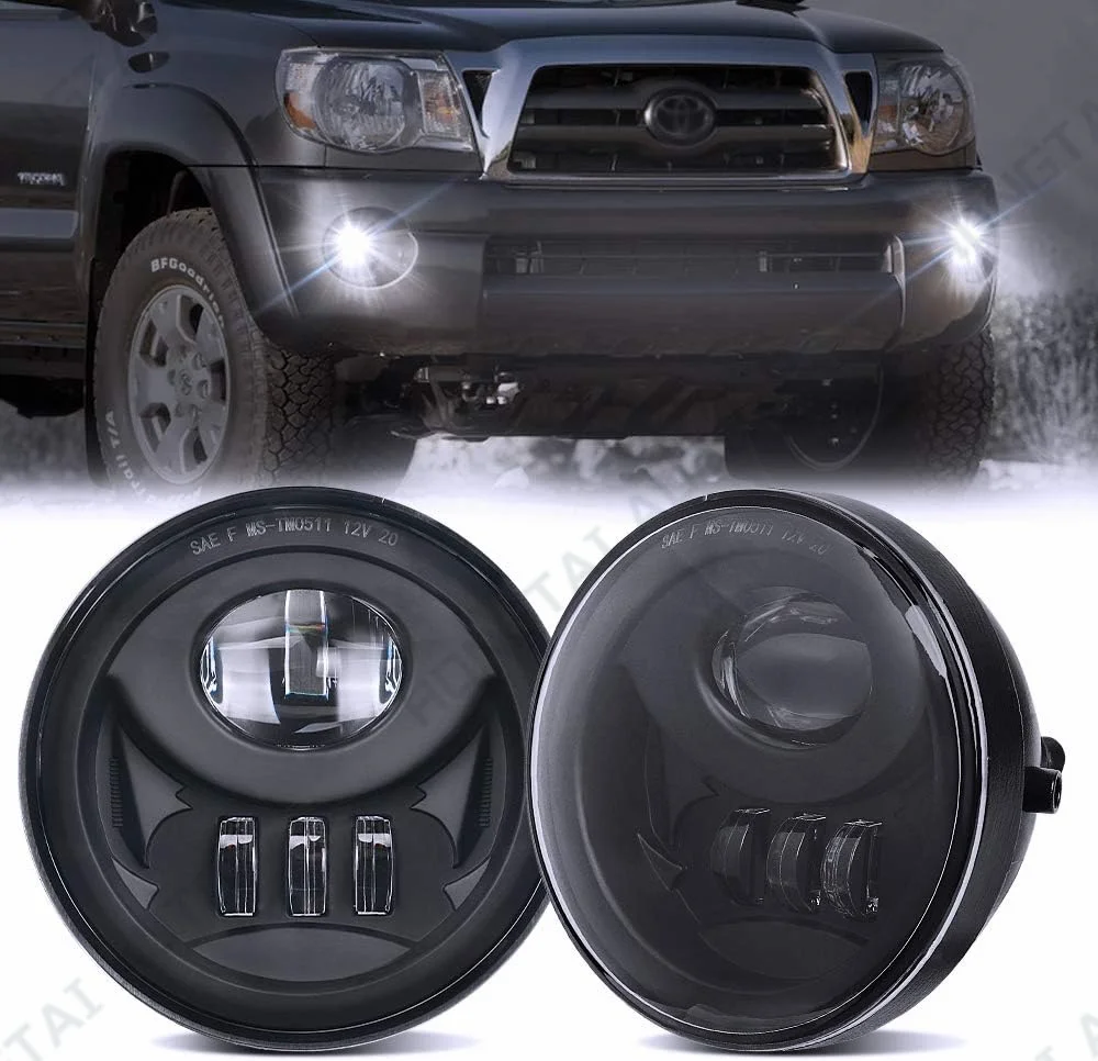 Светодиодные противотуманные фары для Toyota Tundra 2007-2013 Sequoia 2008-2015 Toyota Tacoma 2005-2011 Solara 2004-2006, лампа дальнего света переднего бампера