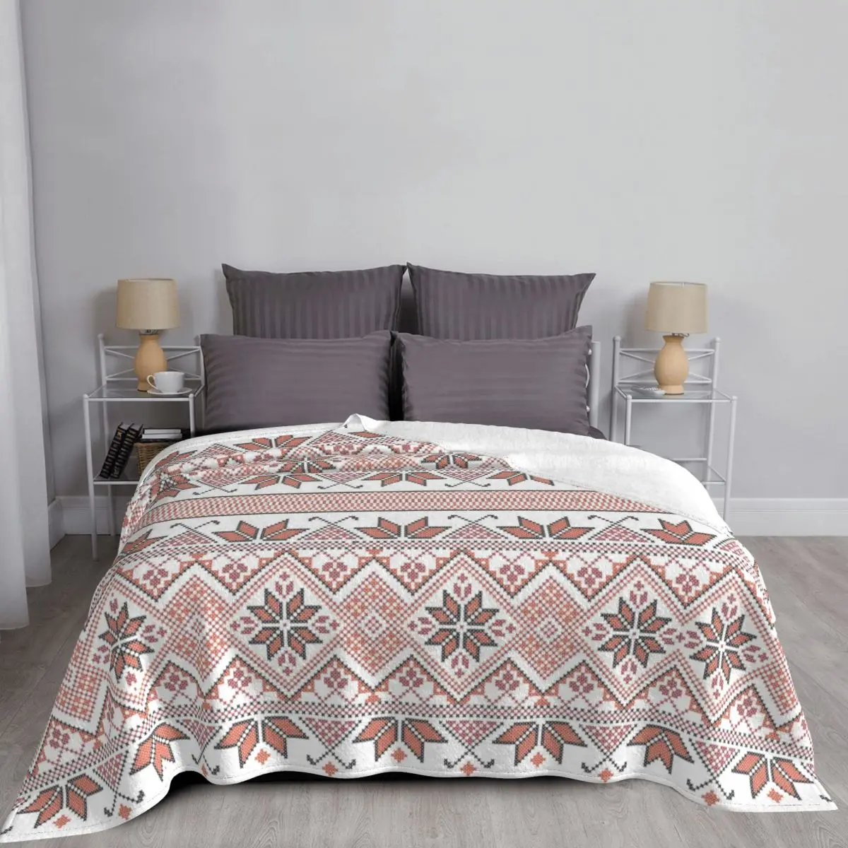 Дизайнерские фланелевые одеяла с принтом в виде рук Tatreez Палестина одеяло для