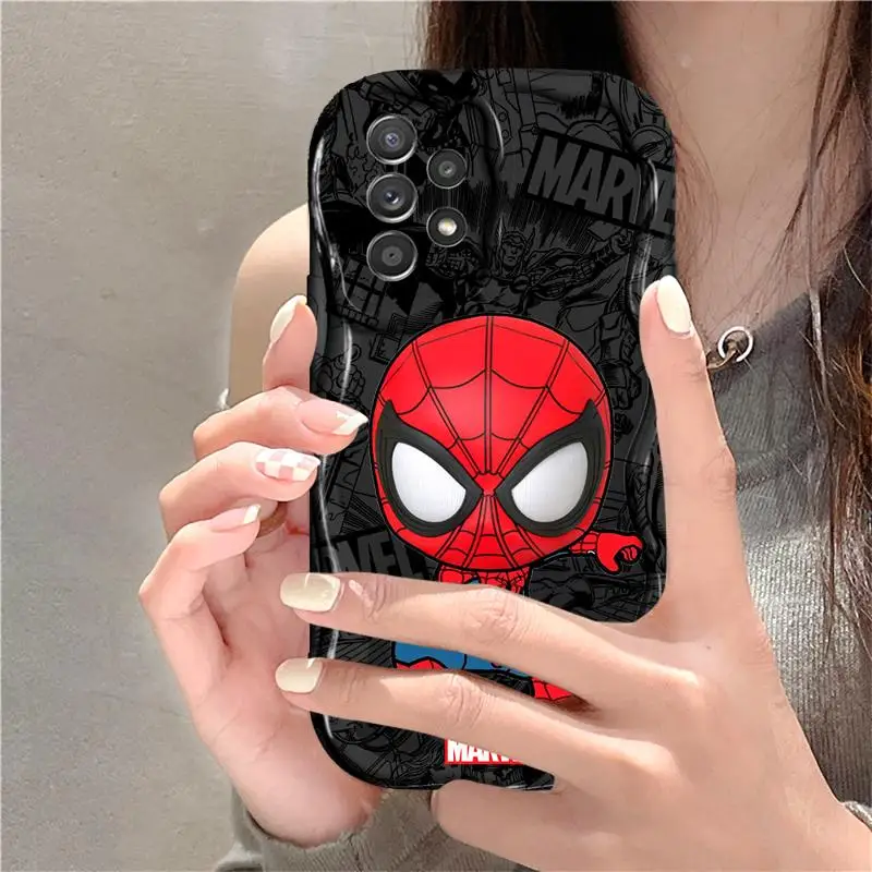 Чехол с героями мультфильмов Marvel Groot Человек-паук для Samsung Galaxy A20 A30 A10 A03 Core A71 A51 4G A50
