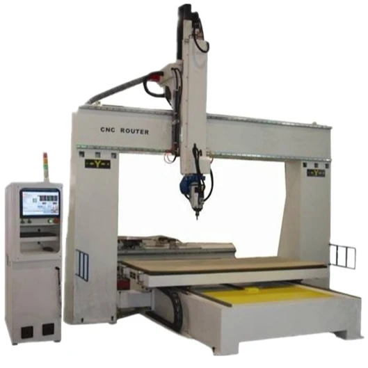 

360 degree engraving 5 axis plane model car model making 5D rotary wood carving CNC router Machine