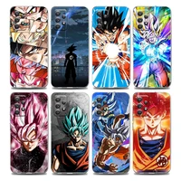 dragon ball son goku anime clear phone case for samsung a01 a02 a02s a11 a12 a21 a31 a41 a32 a51 a71 a42 a52 a72 tpu case funda