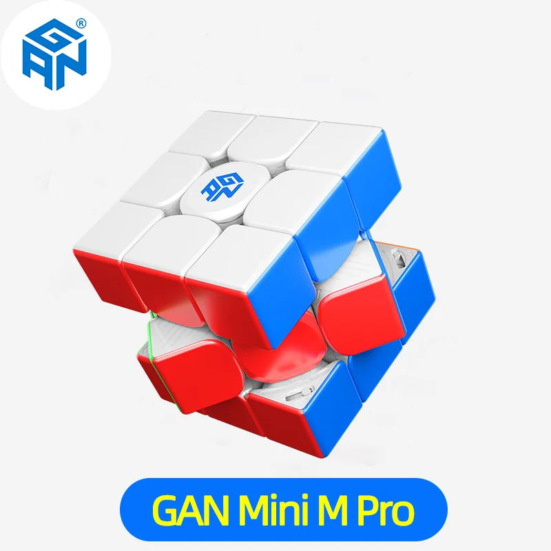 

GAN Mini M Pro UV Magnetic Magic Speed Cube Stickerless Professional Fidget Toys Children's Gifts Gan Cube