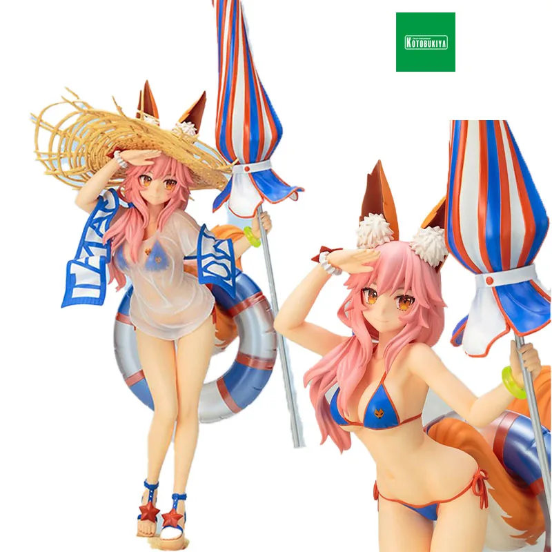 

Stock 100% Original 1/7 Kotobukiya Fate Grand Order Lancer Tamamo No Mae Swimwear 38cm PVC Action Anime Figure Model Toys Gift