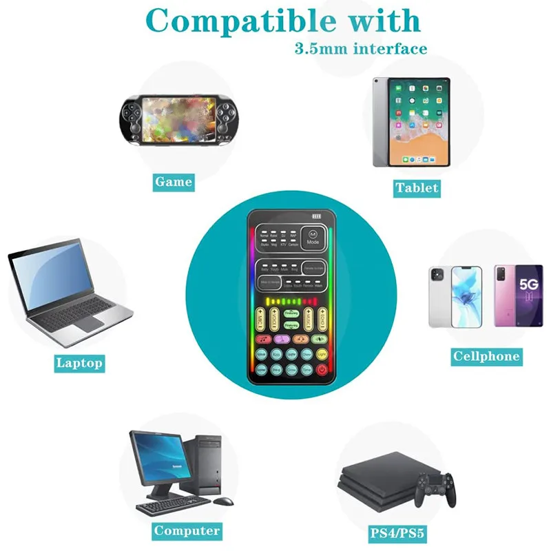Портативная звуковая карта в режиме реального времени
