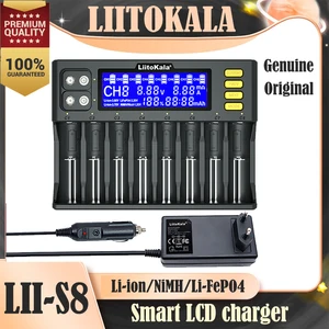 LiitoKala Lii-PD4 Lii500 Lii600 зарядное устройство для 18650 26650 21700 18350 AA AAA 3,7 V/3,2 V/1,2 V/литиевая NiMH батарея