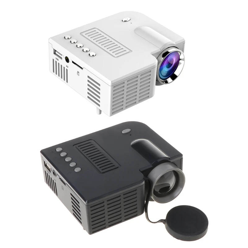

W3JB UC28C Mini Portable Video Projector 16:9 LCD Projector Media Player for Phones
